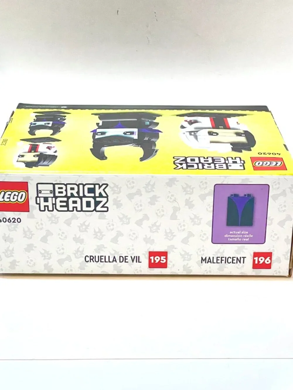LEGO 40620 Brickheadz Disney Cruella & Maleficent NIB Sealed in Hand